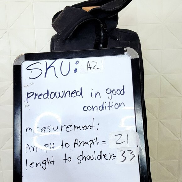 Lululemon Women's Heathered Black Virasana Blanket Wrap Full-Zip Jacket Size 12 - Picture 11 of 11